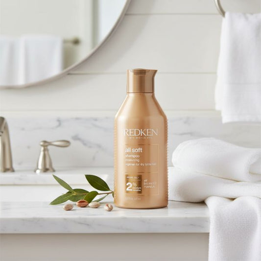 Champú Redken All Soft 1L - Hidratación Profesional con Tecnología RCT para Cabello Dañado Redken