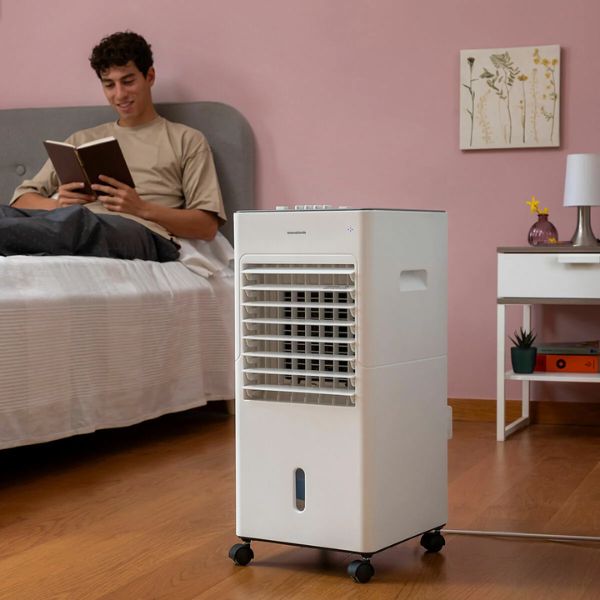 Climatizador Evaporativo Airvecove InnovaGoods 5L: Aire Fresco, Puro y Humidificado con Ahorro Energético InnovaGoods