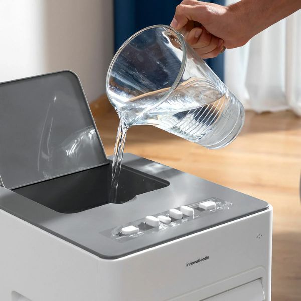 Climatizador Evaporativo Airvecove InnovaGoods 5L: Aire Fresco, Puro y Humidificado con Ahorro Energético InnovaGoods