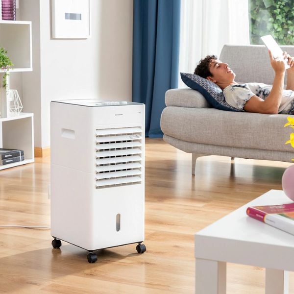 Climatizador Evaporativo Airvecove InnovaGoods 5L: Aire Fresco, Puro y Humidificado con Ahorro Energético InnovaGoods
