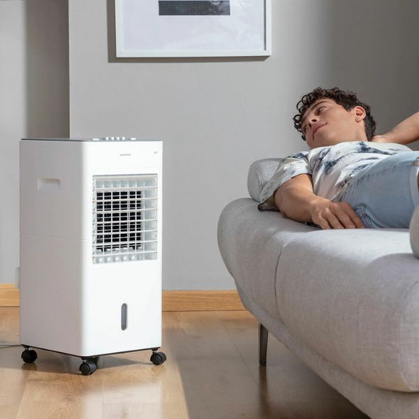 Climatizador Evaporativo Airvecove InnovaGoods 5L: Aire Fresco, Puro y Humidificado con Ahorro Energético InnovaGoods