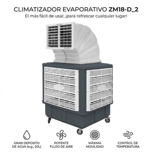 Bioclimatizadores Evaporativos TECNA COOLVENT – Aire Fresco Natural para Grandes Espacios Carthusia