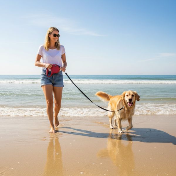 Correa Extensible Trixie New Classic Roja 8m - Libertad y Comodidad en Cada Paseo Trixie