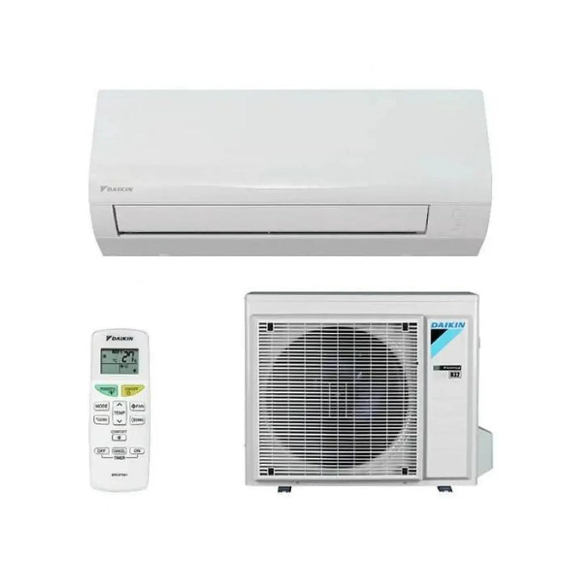 Daikin Sensira TXF-F con WiFi · Confort Silencioso y Eficiencia A+++ · Modelos 25F a 71F Daikin