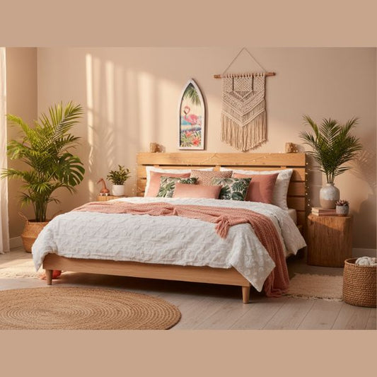 Decoración de Pared Flamenco Rosa Tropical Madera 101cm - DKD Home Decor DKD Home Decor