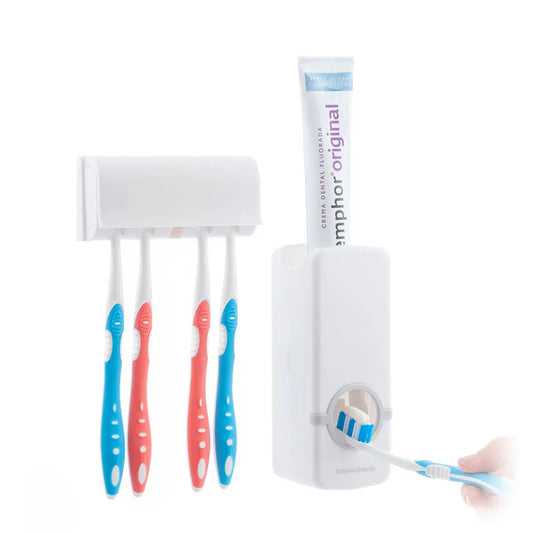 Dispensador de Pasta Dental con Soporte para Cepillos Diseeth InnovaGoods InnovaGoods