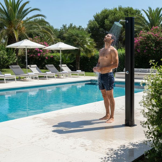 Ducha Solar Fluidra AstralPool Negra 40L – Calentamiento Solar, PVC Resistente y Instalación Fácil L'Occitane En Provence