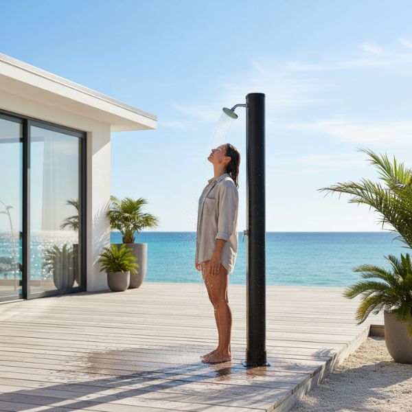 Ducha Solar Fluidra AstralPool Negra 40L – Calentamiento Solar, PVC Resistente y Instalación Fácil L'Occitane En Provence