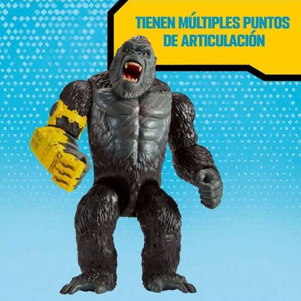 Figura de Acción Famosa Giant King Kong 28 cm - Recrea Batallas Épicas de Godzilla vs. Kong Famosa
