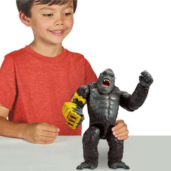 Figura de Acción Famosa Giant King Kong 28 cm - Recrea Batallas Épicas de Godzilla vs. Kong Famosa