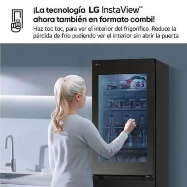 Frigorífico LG GBG5160CEV Instaview™ DoorCooling+ Negro 352 L TU-ULTIMO-CLIC