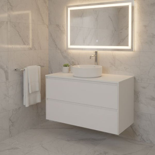 Mueble ONA · Base Suspendida de 2 Cajones para Lavabo Sobre Encimera · TU-ULTIMO-CLIC