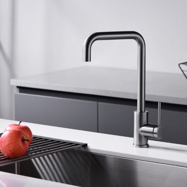Grifo de Cocina Monomando SERIE LOIRA BLACK GUN METAL - TU-ULTIMO-CLIC