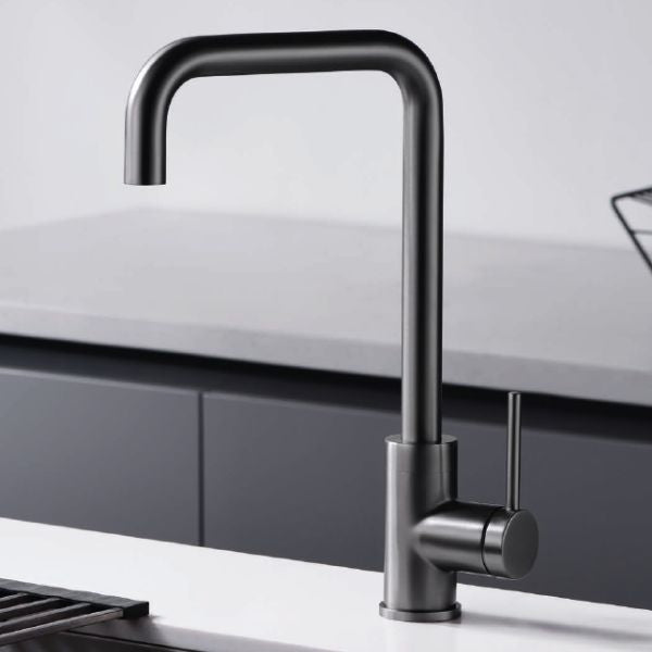 Grifo de Cocina Monomando SERIE LOIRA BLACK GUN METAL - TU-ULTIMO-CLIC
