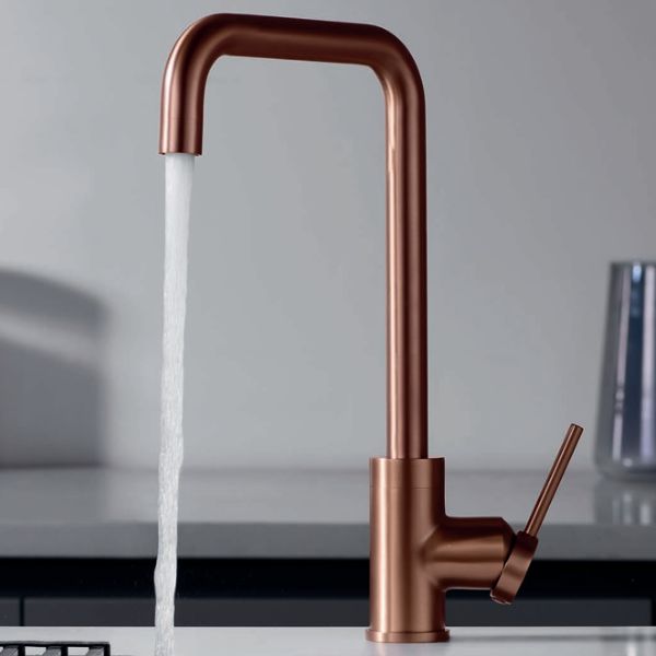Grifo de Cocina Monomando SERIE LOIRA ORO ROSA CEPILLADO - TU-ULTIMO-CLIC