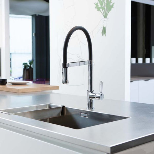 Grifo Clever Chef 3 Vías · Monomando Profesional con Caño Flexible · Agua Filtrada sin Grifo Adicional Clever