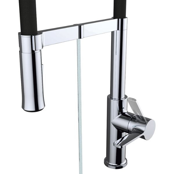 Grifo Clever Chef 3 Vías · Monomando Profesional con Caño Flexible · Agua Filtrada sin Grifo Adicional Clever