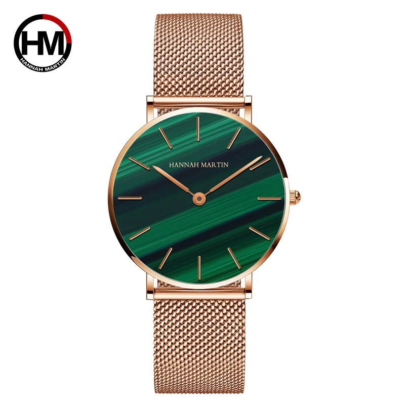 Reloj Mujer Hannah Martin HM-CC36 - 19 Colores Elegantes con Movimiento de Cuarzo - TU ULTIMO CLIC