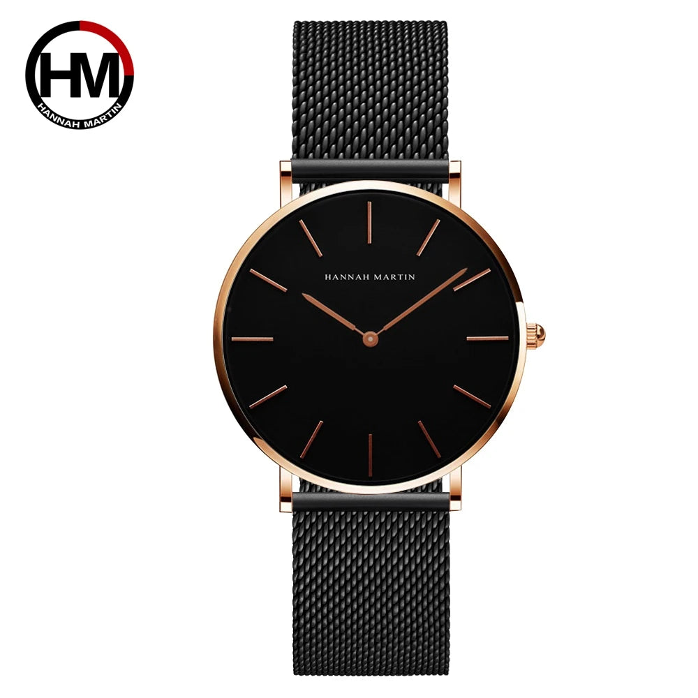Reloj Mujer Hannah Martin HM-CC36 - 19 Colores Elegantes con Movimiento de Cuarzo - TU ULTIMO CLIC