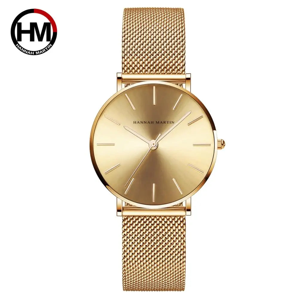 Reloj Mujer Hannah Martin HM-CC36 - 19 Colores Elegantes con Movimiento de Cuarzo - TU ULTIMO CLIC