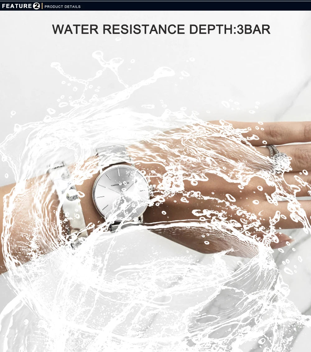 Reloj Mujer Hannah Martin HM-CC36 - 19 Colores Elegantes con Movimiento de Cuarzo - TU ULTIMO CLIC