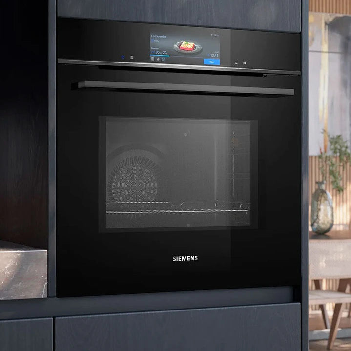 Horno Siemens HM778GMB1 · Combi Microondas · Pirolítico · Vapor · Home Connect · Negro Cristal - TU-ULTIMO-CLIC