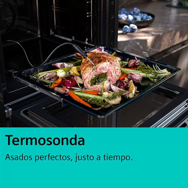 Horno Siemens HM778GMB1 · Combi Microondas · Pirolítico · Vapor · Home Connect · Negro Cristal - TU-ULTIMO-CLIC