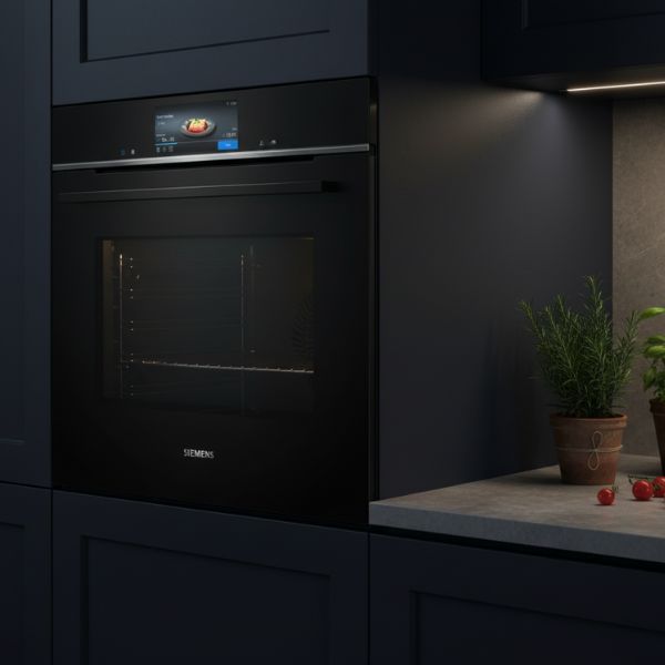 Horno Siemens HM778GMB1 · Combi Microondas · Pirolítico · Vapor · Home Connect · Negro Cristal - TU-ULTIMO-CLIC
