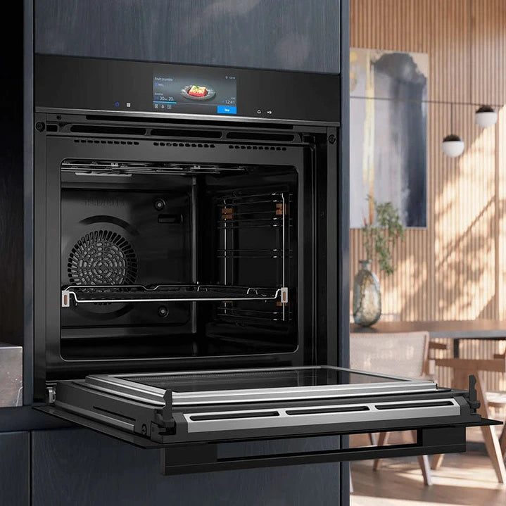 Horno Siemens HM778GMB1 · Combi Microondas · Pirolítico · Vapor · Home Connect · Negro Cristal - TU-ULTIMO-CLIC
