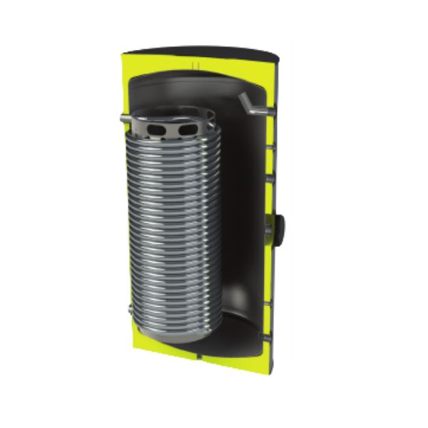 Depósito Acumulación InoX 1000L con Serpentín - Acero Inoxidable Dúplex 2101 Climer