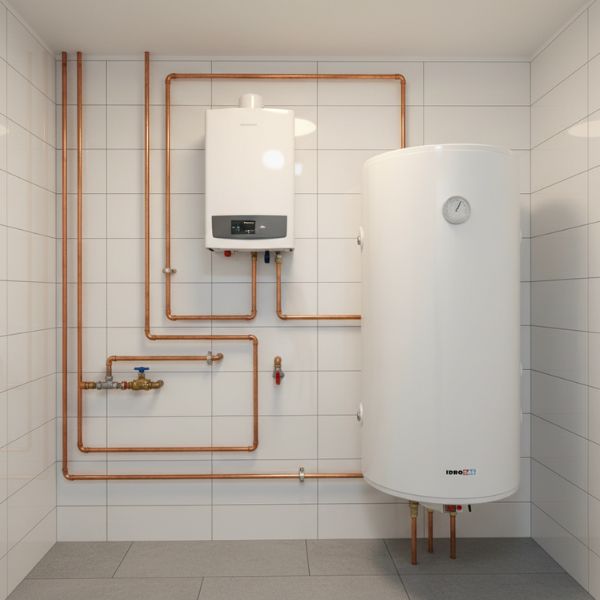 IDROGAS CELSIOR ICVR · Interacumulador Mural 80–150 L · Vitrificado · Seguro · Compacto · Alta Durabilidad TU-ULTIMO-CLIC