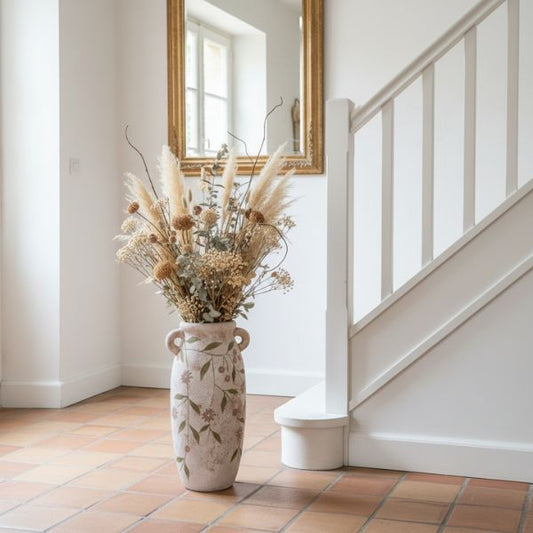 Jarrón Cerámica Marrón Home ESPRIT - TU-ULTIMO-CLIC