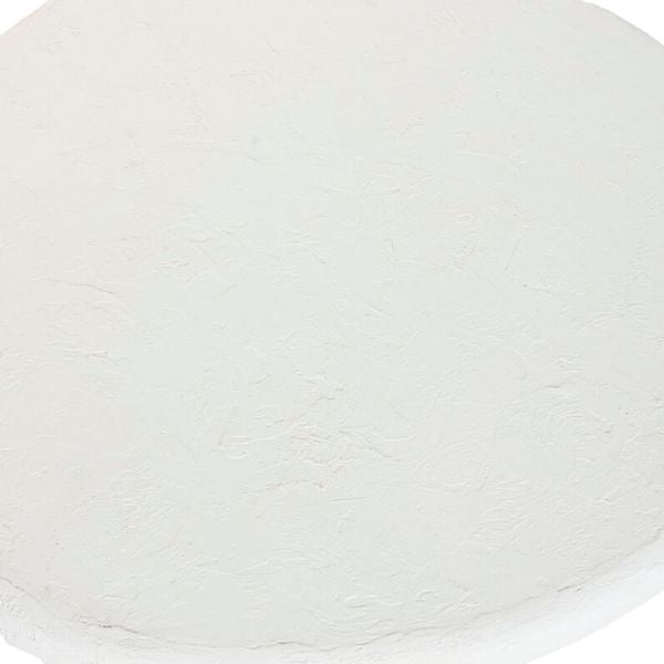 Juego de 2 Mesas de Centro Home ESPRIT | Diseño Redondo Minimalista | Blanco Puro | 75x75x35 cm Home ESPRIT