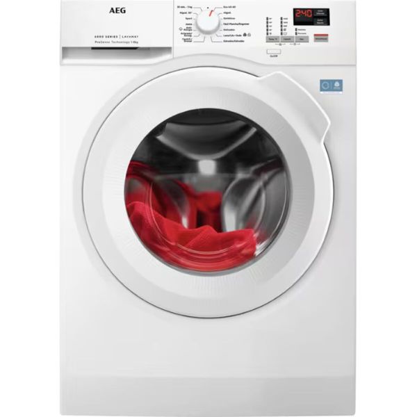 Lavadora AEG LFA6K8441C 8kg 1400rpm - ProSense, Motor Inverter y Programa Antialergias AEG
