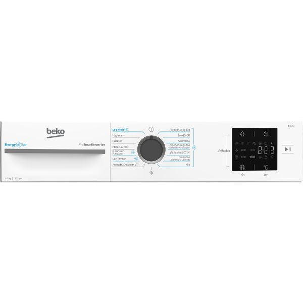 Lavadora Beko VBM3WFU37213WA | 7kg 1200rpm | Clase A | SteamCure™ Antialérgenos | Blanco BEKO
