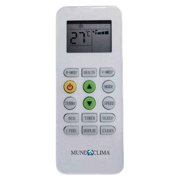 Aire Acondicionado de Ventana MUNDOCLIMA MUVR‑09‑C9 / MUVR‑12‑H10 · R32 · 2,7 kW / 3,52 kW · Opciones Frío o Frío‑Calor Carolina Herrera
