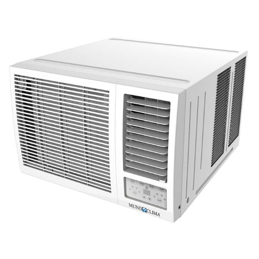 Aire Acondicionado de Ventana MUNDOCLIMA MUVR‑09‑C9 / MUVR‑12‑H10 · R32 · 2,7 kW / 3,52 kW · Opciones Frío o Frío‑Calor Carolina Herrera