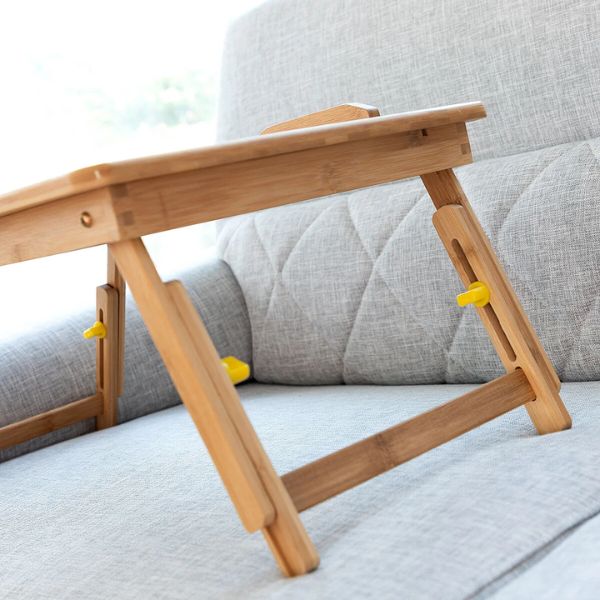 Mesa Plegable Auxiliar de Bambú Lapwood InnovaGoods InnovaGoods