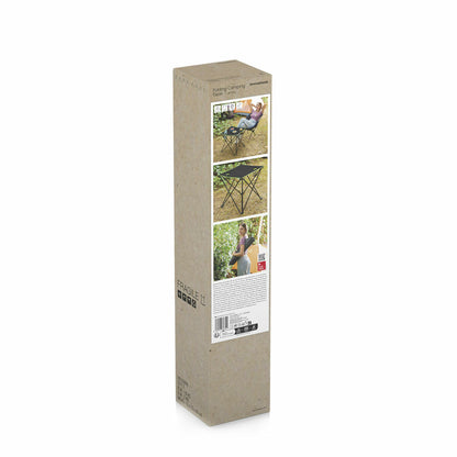 Mesa Camping Plegable InnovaGoods Cafolby | Textil con Funda 48x48cm InnovaGoods