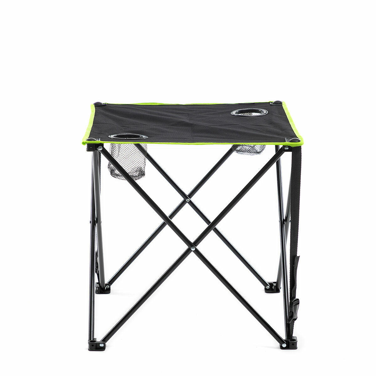 Mesa Camping Plegable InnovaGoods Cafolby | Textil con Funda 48x48cm InnovaGoods