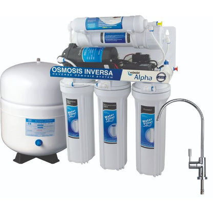 Ósmosis Inversa SEIWATER ALPHA: Agua Pura y Saludable para tu Hogar (OI-01 / OI-02 con Bomba) Seiwater