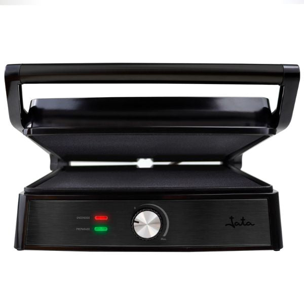 Grill de Asar Doble Jata JEGR1913 | 2000W | Apertura 180º (Plancha) | Placa Basculante | Inox JATA
