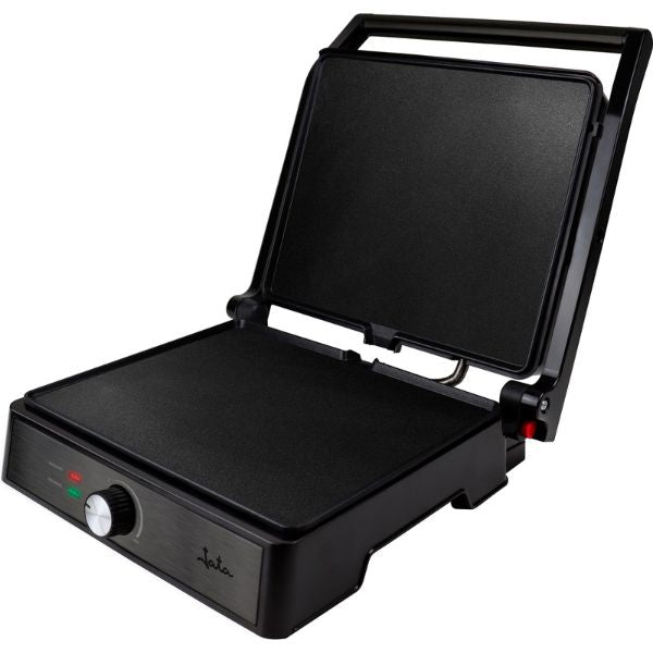 Grill de Asar Doble Jata JEGR1913 | 2000W | Apertura 180º (Plancha) | Placa Basculante | Inox JATA