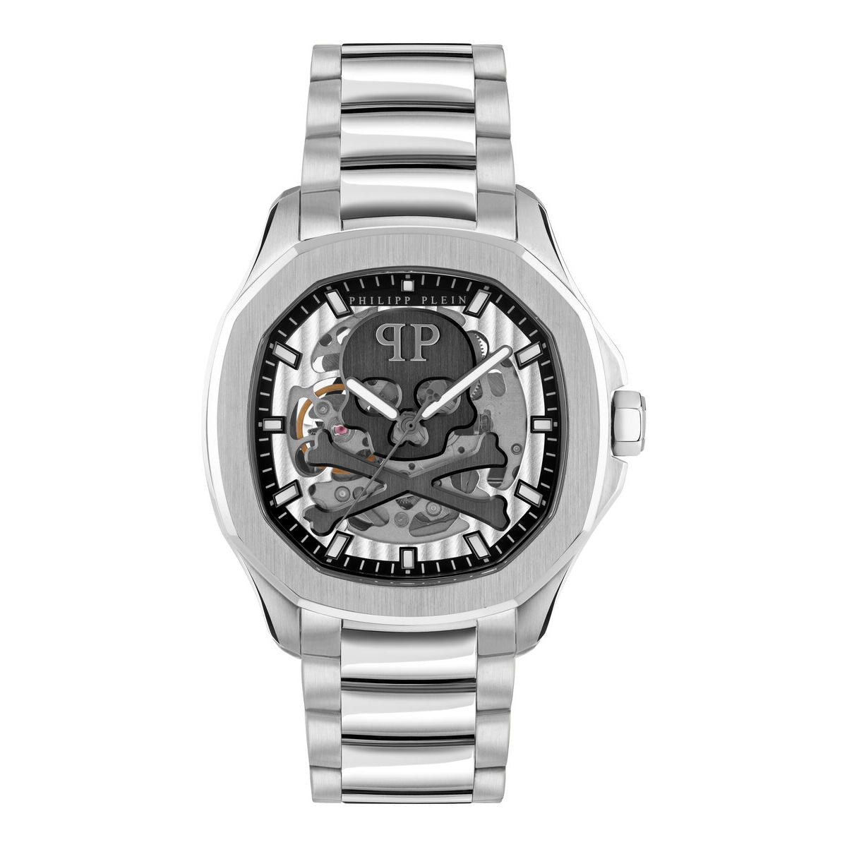 Reloj Hombre Philipp Plein PWRAA0223 Gris 42mm | Automático Acero Inoxidable | High-Conic PHILIPP PLEIN