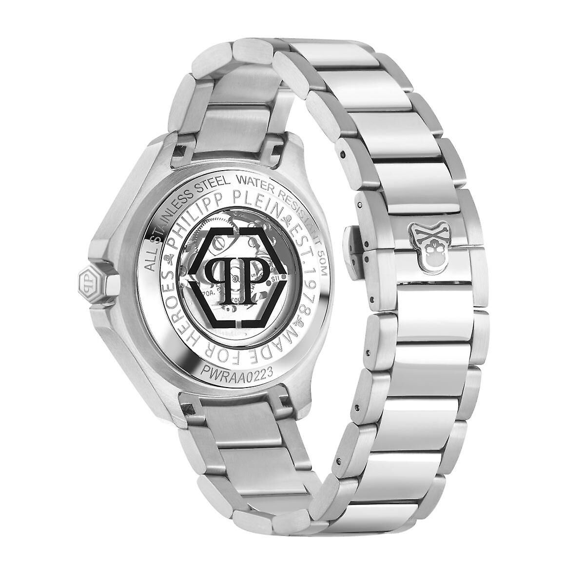 Reloj Hombre Philipp Plein PWRAA0223 Gris 42mm | Automático Acero Inoxidable | High-Conic PHILIPP PLEIN
