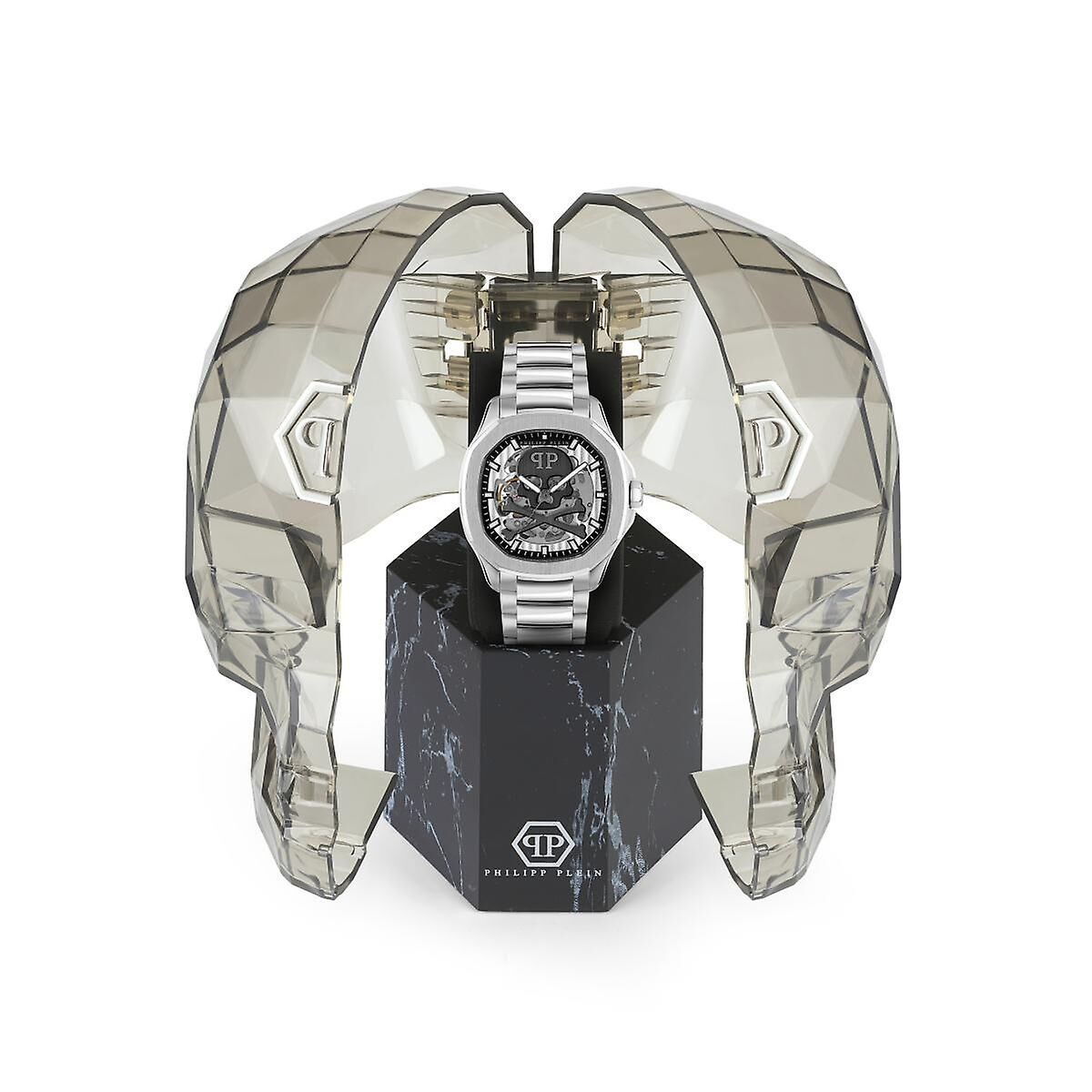 Reloj Hombre Philipp Plein PWRAA0223 Gris 42mm | Automático Acero Inoxidable | High-Conic PHILIPP PLEIN
