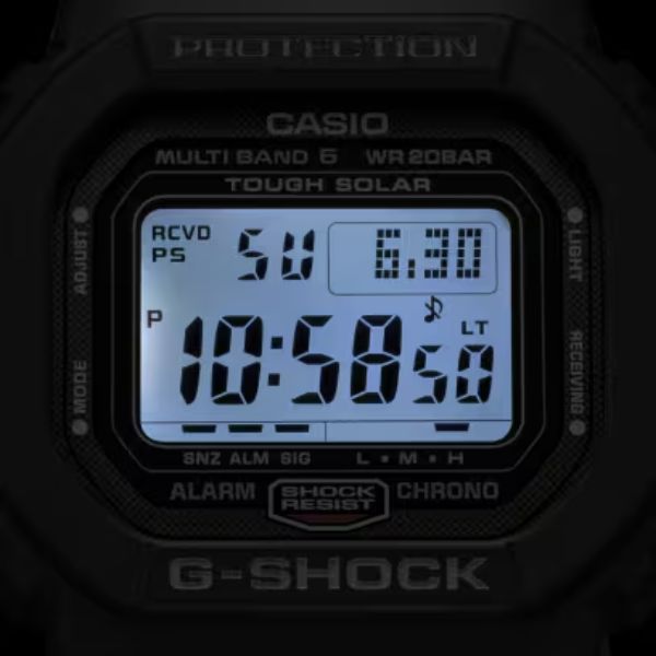 Reloj Casio G-Shock GW-5000U-1 Hombre Metal DLC Multi-Band 6 Solar - TU-ULTIMO-CLIC
