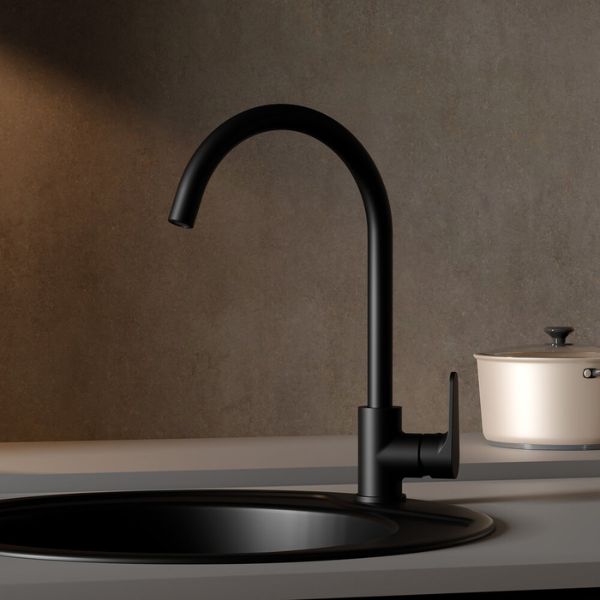 Grifo Rocket 260 mm · Monomando de Cocina · 5 l/min · Cold Open · Acabados Premium: Negro Mate, Cromado y Gunmetal Cepillado TU-ULTIMO-CLIC