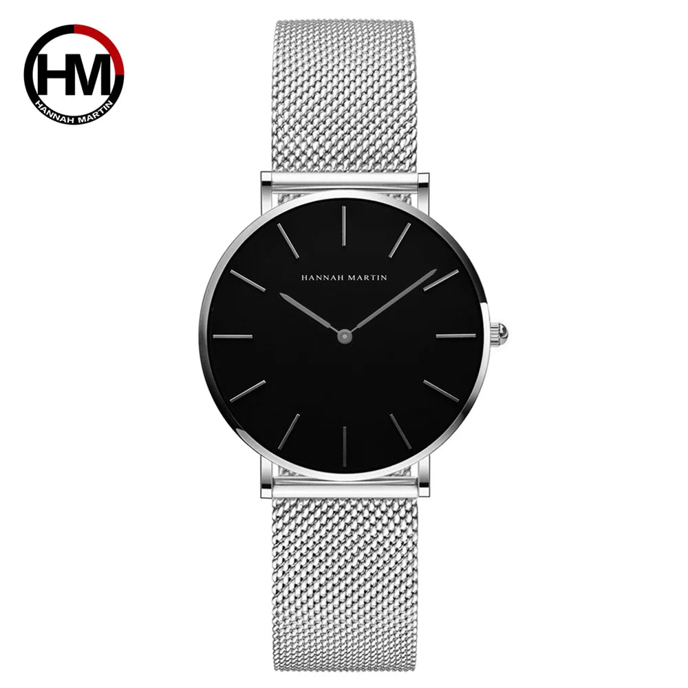 Reloj Mujer Hannah Martin HM-CC36 - 19 Colores Elegantes con Movimiento de Cuarzo - TU ULTIMO CLIC