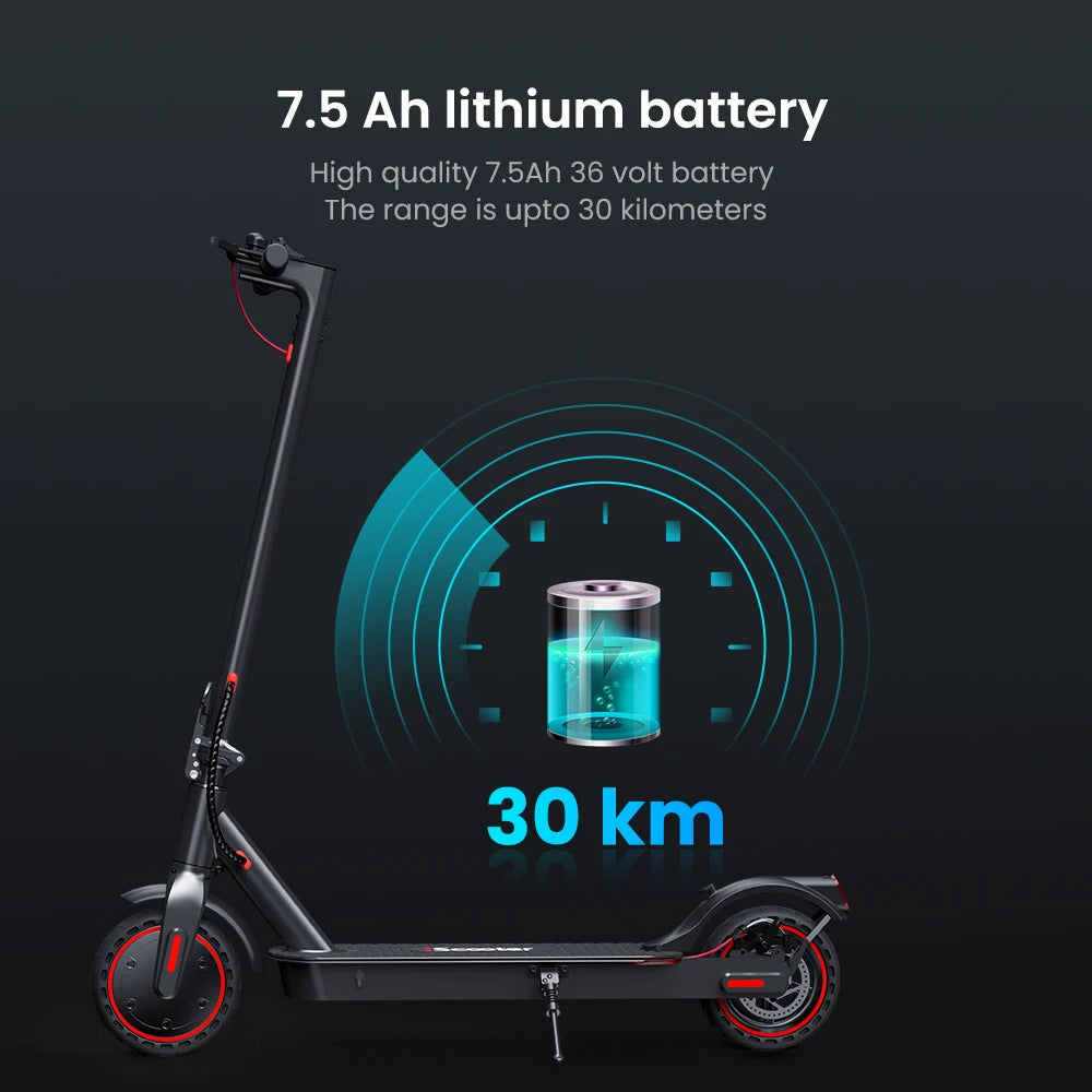 Patinete Eléctrico IScooter i9 - Motor 350W y 30km de Autonomía - TU ULTIMO CLIC
